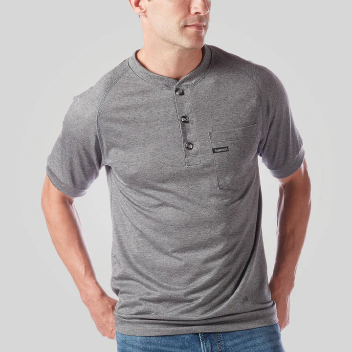 Stanfield's Short Sleeve Pocket Henley