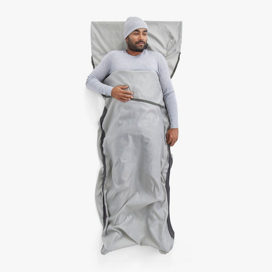 Sea To Summit Silk Blend Sleeping Bag Liner - Traveler with Pillow Sleeve