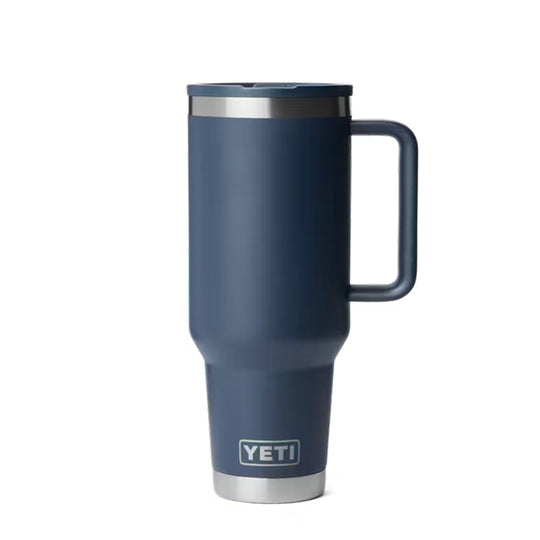 Yeti 40 oz Rambler Travel Mug with Color-Matched Straw Lid