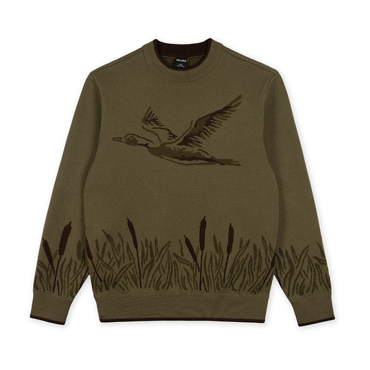 Pull en maille Hooké Flying Duck pour homme