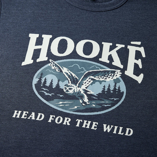 Pull ras du cou Hooké pour homme, motif hibou des neiges