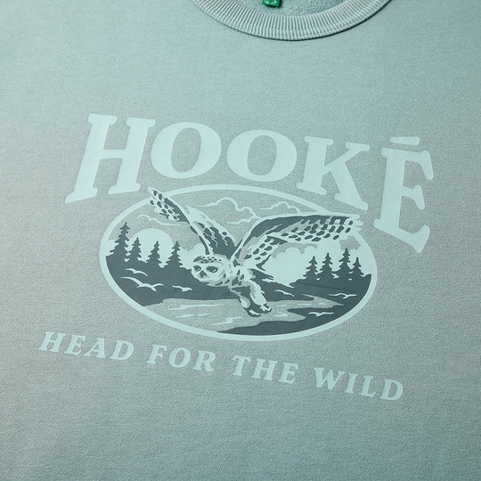 Pull ras du cou Hooké pour femme, motif hibou des neiges