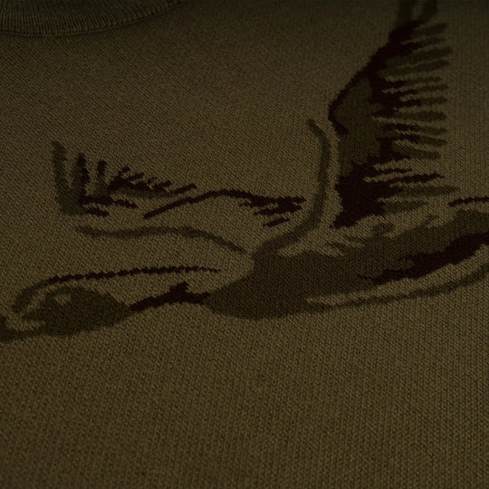 Pull en maille Hooké Flying Duck pour homme