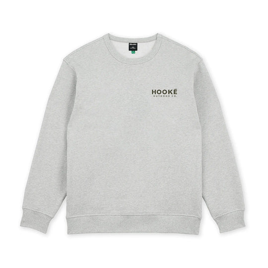 Pull ras du cou vert sapin Hooké pour homme
