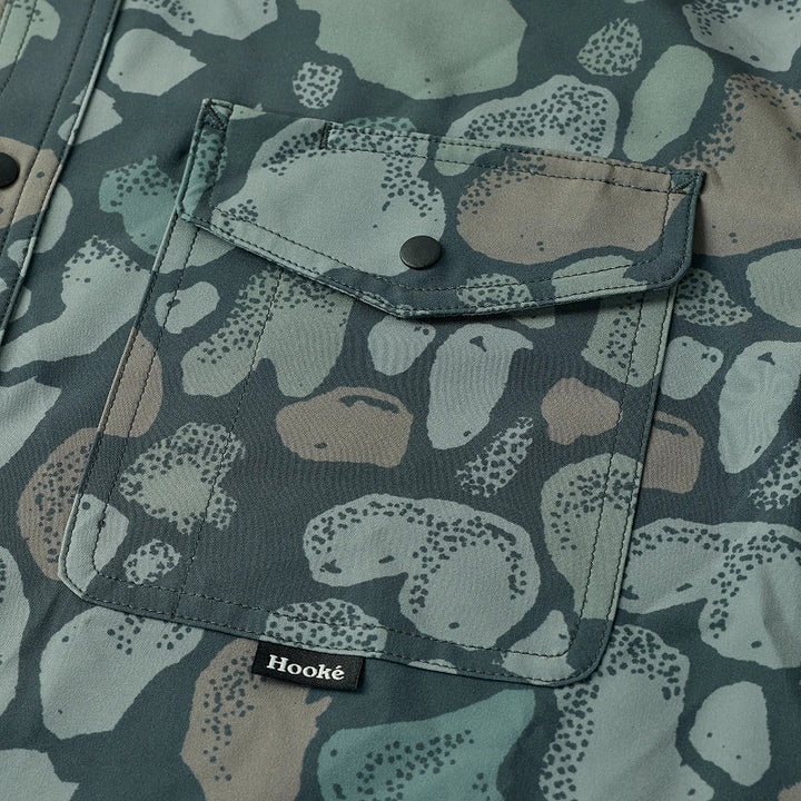 Hooké Men's River Camo Short Sleeve Shirt