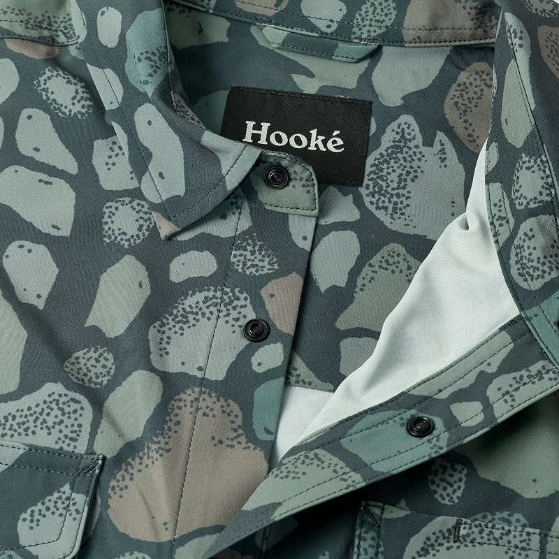 Hooké Men's River Camo Short Sleeve Shirt