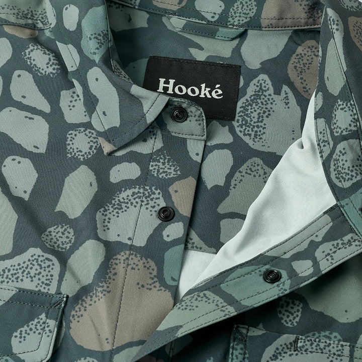 Hooké Men's River Camo Short Sleeve Shirt