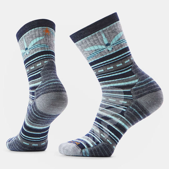 Chaussettes mi-mollet SmartWool pour femmes, modèle Hike, avec coussinet ciblé et point dragon.