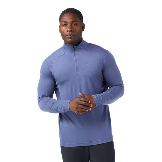Pull Smartwool Active pour homme, col zippé 1/4
