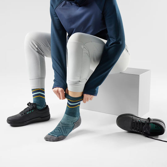 Chaussettes mi-mollet SmartWool pour femmes, modèle Run, à amorti ciblé