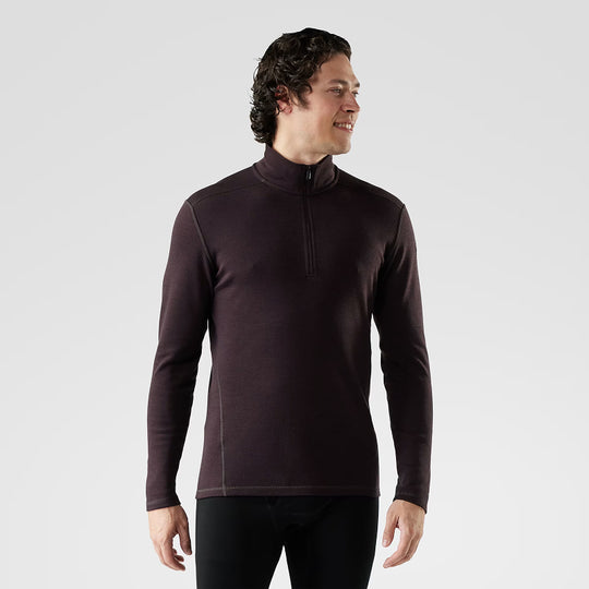 Sous-vêtement thermique classique en mérinos pour homme Smartwool, fermeture éclair 1/4, en boîte
