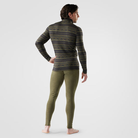 Sous-vêtement thermique classique en mérinos pour homme Smartwool, fermeture éclair 1/4, en boîte