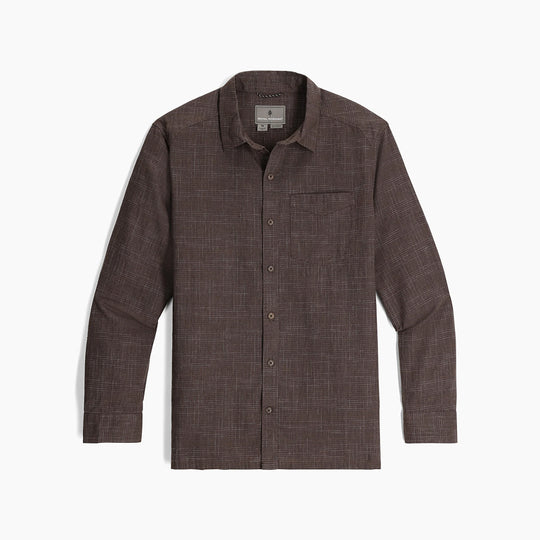T-shirt à manches longues Royal Robbins pour homme, en chanvre ajouré