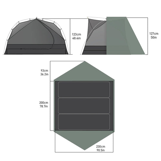 Sea to Summit Ikos Lightweight Tent 3 Person