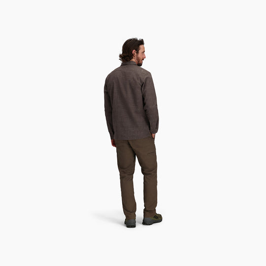 T-shirt à manches longues Royal Robbins pour homme, en chanvre ajouré