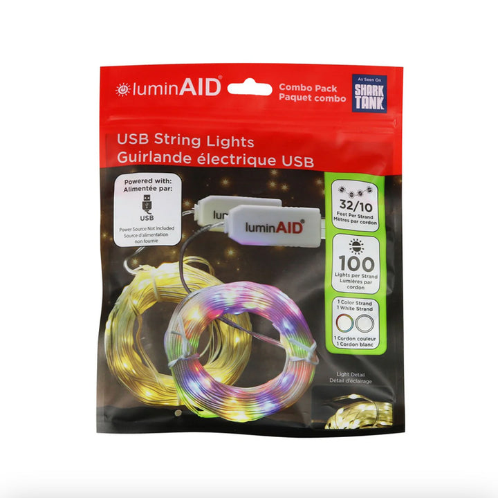 LuminAID USB String Lights Combo Pack