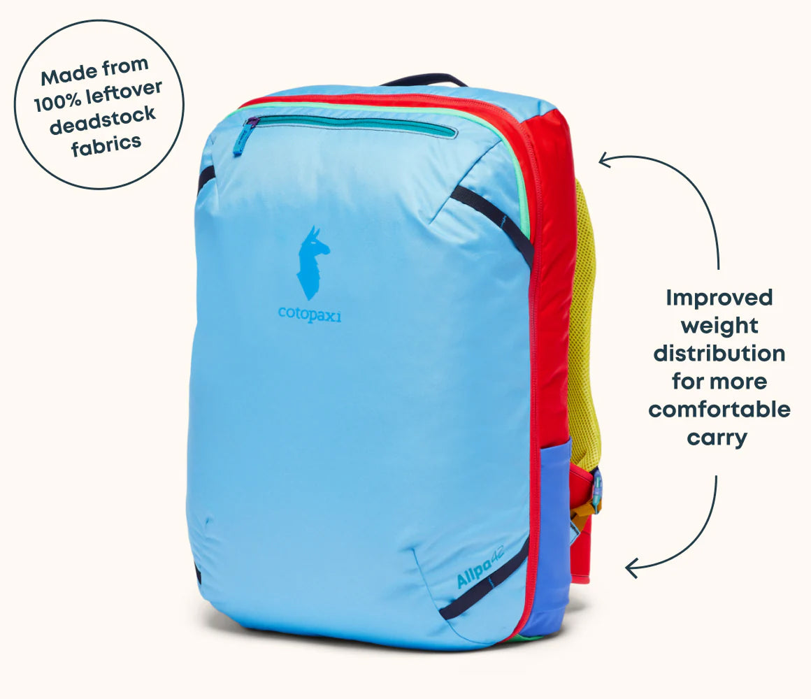 【匿名配送】cotopaxi allpa 42L Del Día Cotopaxi Allpa 42L Travel Pack - Del Dia – The Trail Shop