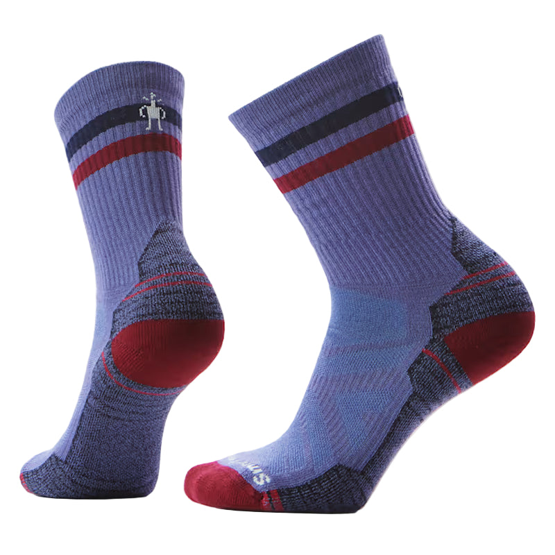 SmartWool Women's Hike Light Cushion Tube Stripe Crew Socks