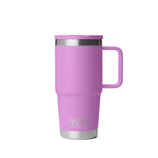 Yeti 20 oz Rambler Travel Mug with Color-Matched Straw Lid