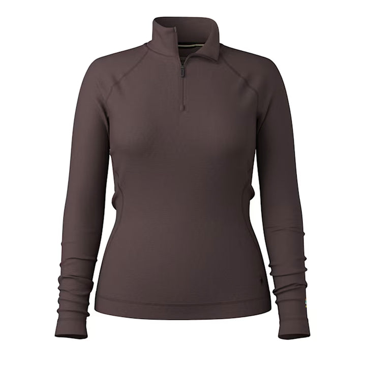 Smartwool Couche de base thermique classique en mérinos pour femme avec fermeture éclair 1/4 en boîte