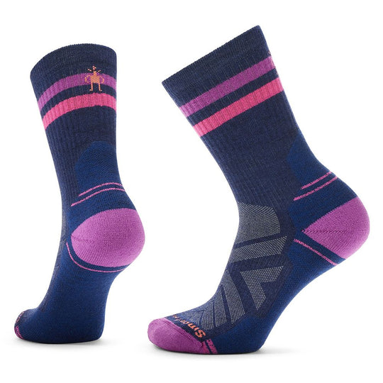 Chaussettes SmartWool Hike Light Cushion Tube Stripe Crew pour femmes