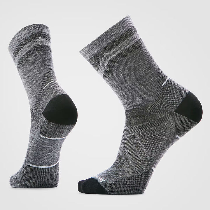 SmartWool Run Zero Cushion Mid Crew Pattern Socks