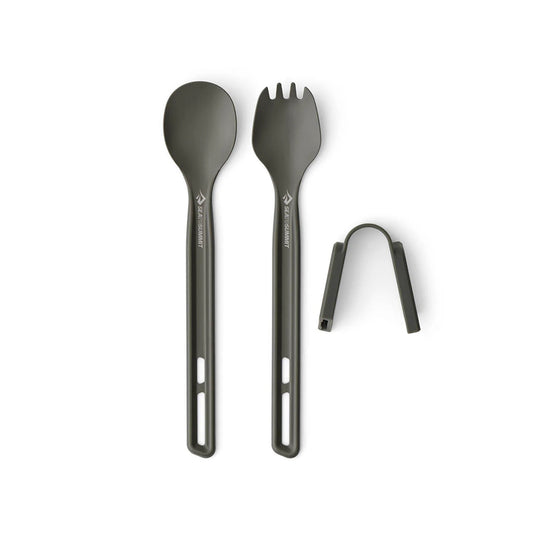 Sea to Summit Frontier Ultralight Cutlery Set - Long Handle Spoon &amp; Spork