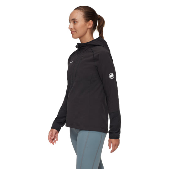 Veste à capuche Mammut Madris Light ML Half Zip pour femme