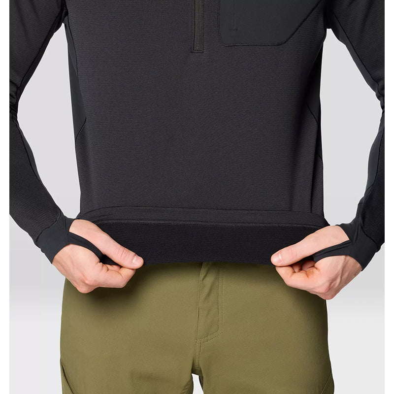 Mountain Hardwear Men's Up First™ Tech Fleece Quarter Zip