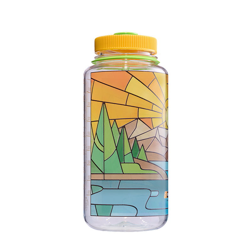 Bouteille Nalgene 32 oz à large ouverture - Motifs vitraux