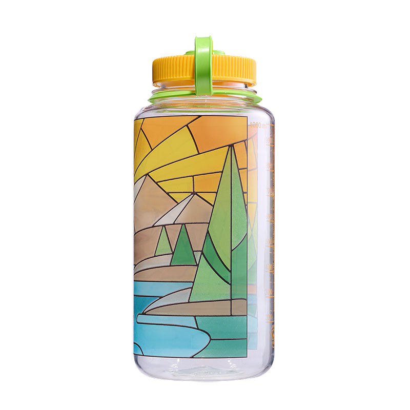 Bouteille Nalgene 32 oz à large ouverture - Motifs vitraux
