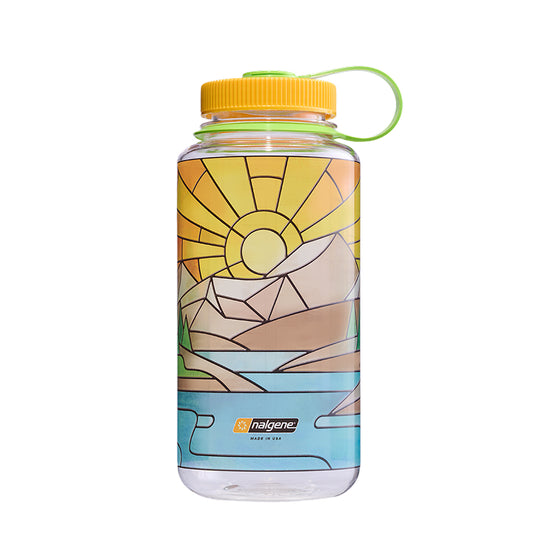 Nalgene 32oz Wide Mouth Bottle - Stained Glass Prints