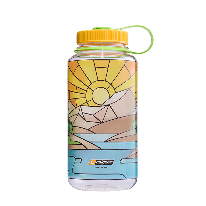 Nalgene 32oz Wide Mouth Bottle - Stained Glass Prints