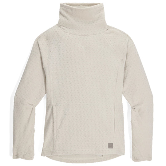 Beige quilted jacket on a white background