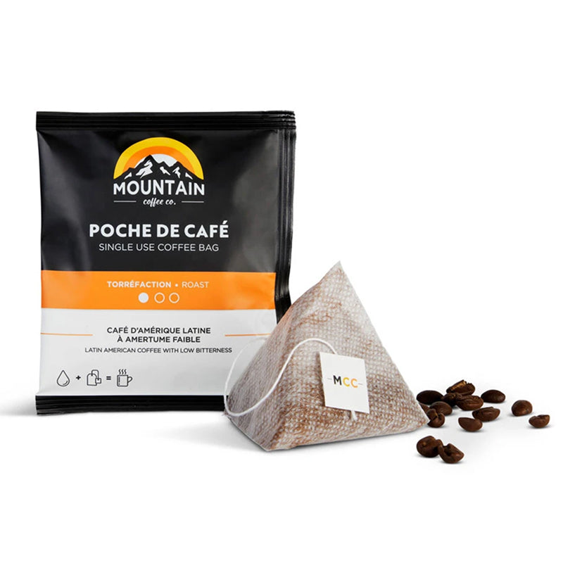 Mountain Coffee Co. Single Serve Coffee Bags Light Roast 5 Pack