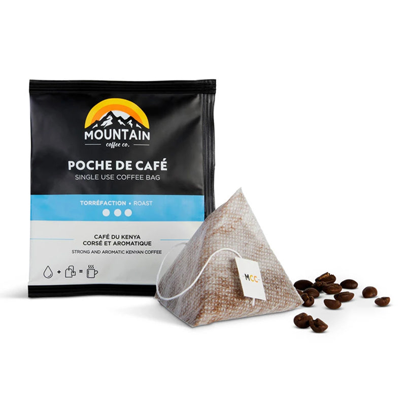 Mountain Coffee Co. Single Serve Coffee Bags Dark Roast 5 Pack