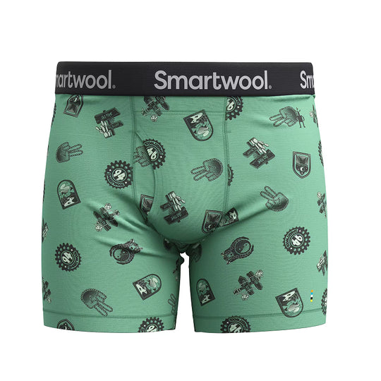 SmartWool Boxer imprimé mérinos pour homme en boîte