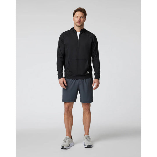 Vuori Ponto Performance Sweat à capuche demi-zippé pour hommes