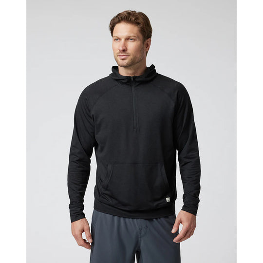 Vuori Ponto Performance Sweat à capuche demi-zippé pour hommes
