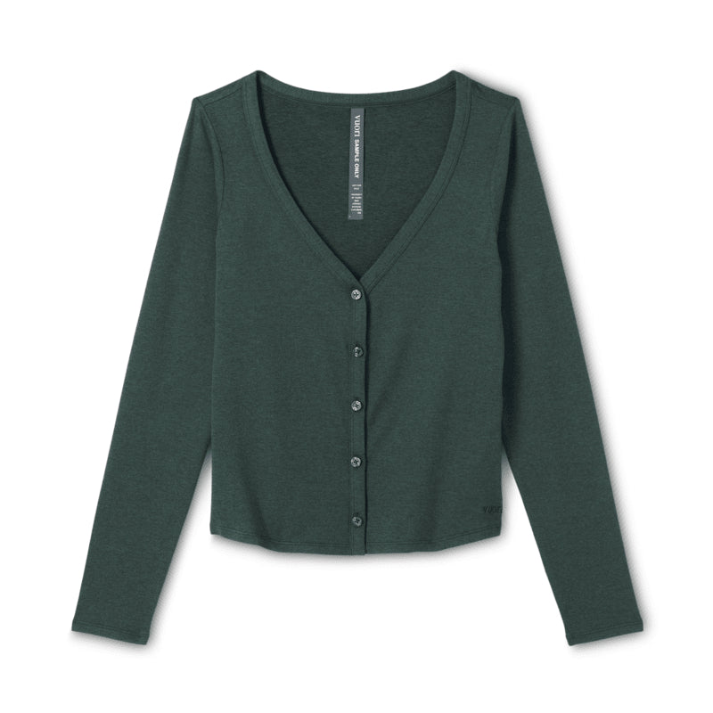 Vuori Long Sleeve Halo V-Neck Cardigan