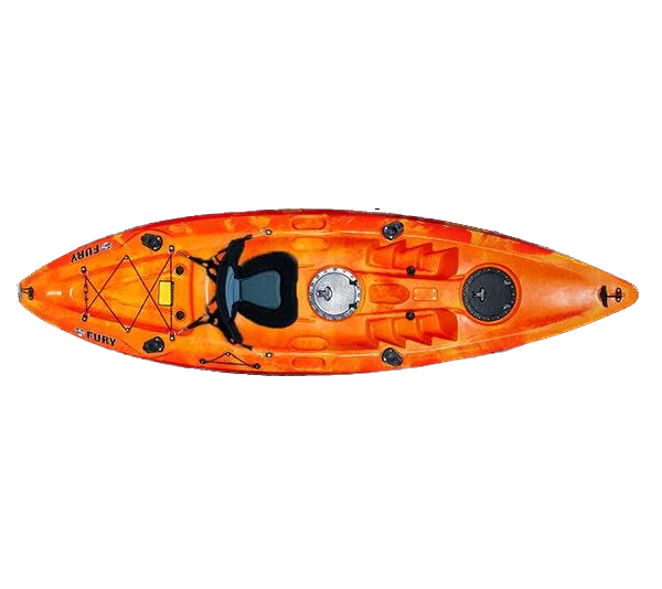 Fury Single Kayak With padded seat & The Daily Tripper Paddle