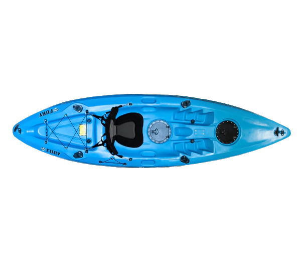 Fury Single Kayak With padded seat & The Daily Tripper Paddle