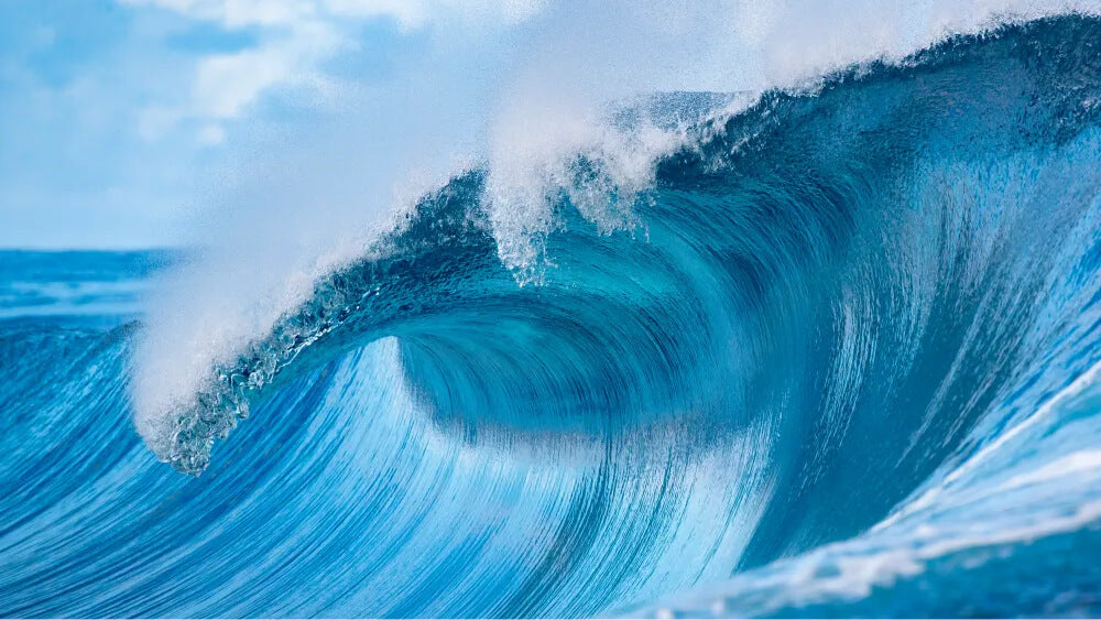 Big blue wave