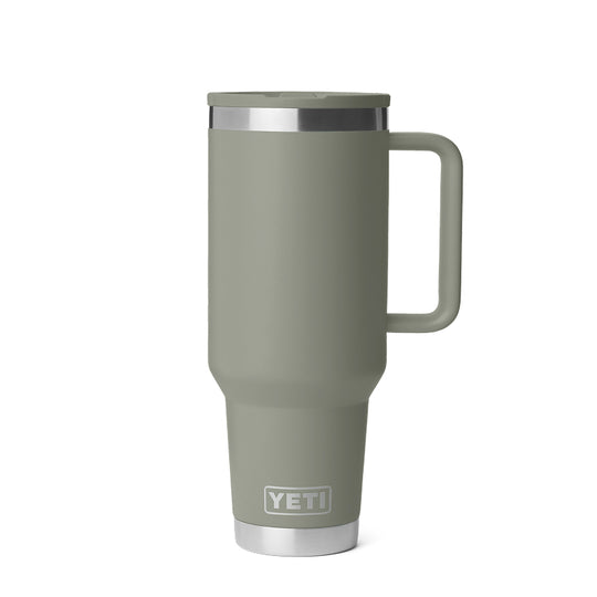 Yeti 40 oz Rambler Travel Mug with Color-Matched Straw Lid