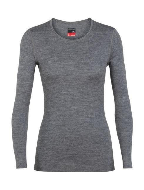 Ice Breaker 260 Tech Crewe à manches longues pour femmes