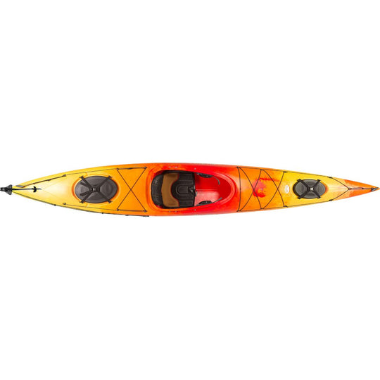 Kayak Ancien Modèle Castine 145 avec Gouvernail (Coloris Sunrise) *Ramassage en magasin uniquement*