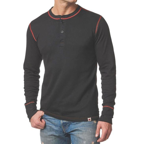 Stanfields Men's 1335 Heritage Two Layer Henley