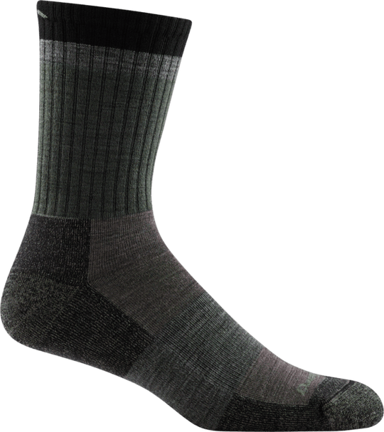 Darn Tough Chaussettes à coussin léger Heady Stripe Micro Crew pour hommes