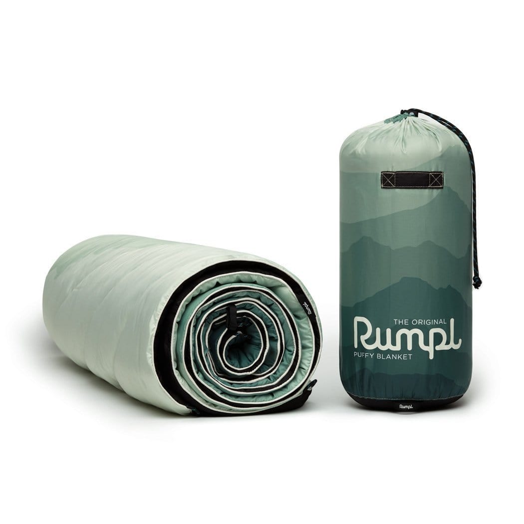 Rumpl Original Puffy Printed Blanket - Cascade Fade Green (1P)