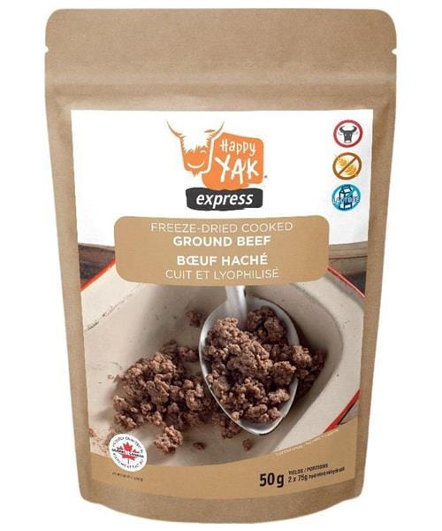 Happy Yak Freeze Dried Cooked Ground Beef (50 g)